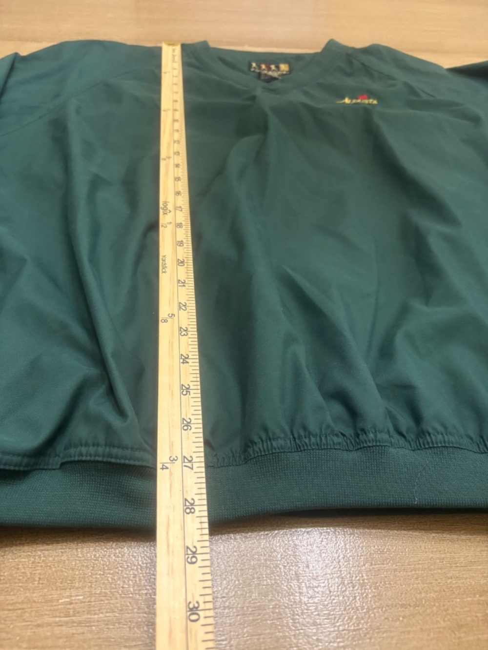 Vintage Foursome Augusta Golf Pullover Windshirt Men XXL Green Golf-Core 90s - Picture 3 of 9